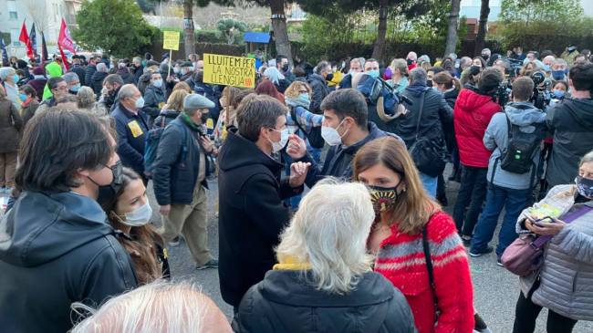 ERC, JxCat y la CUP respaldan la manifestación contra el castellano en Canet