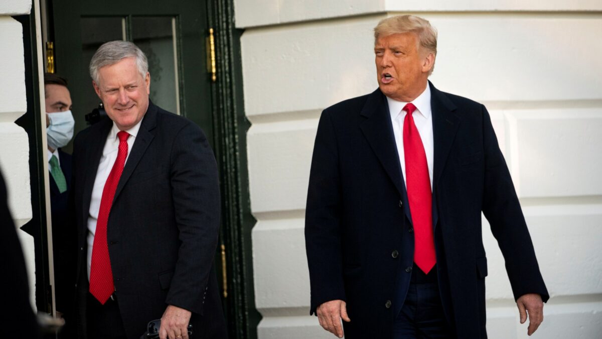 Aprobados los cargos contra Mark Meadows, el exjefe de Gabinete de Trump, por el Asalto al Capitolio