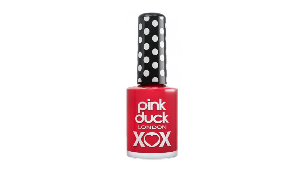 Esmalte de uñas rojo de Pink Duck (PVP: 1.00€)