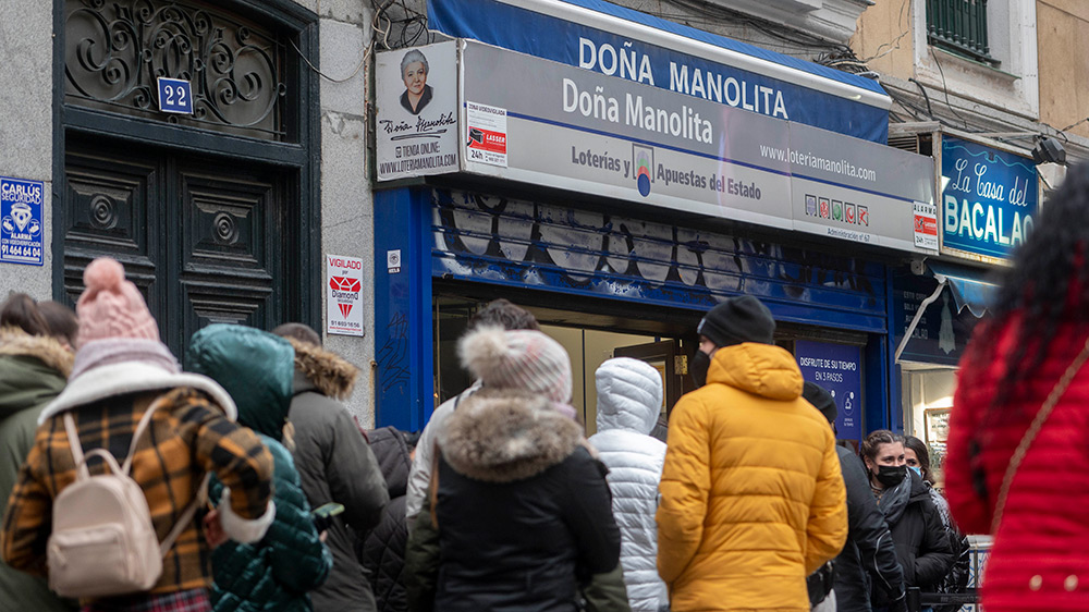 Esta es la cantidad que se queda Hacienda  de cada décimo del ‘gordo’ de Navidad