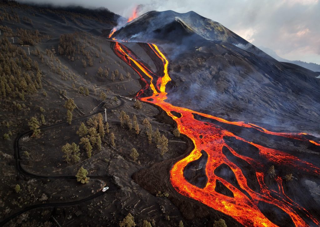 La borrasca Filomena y la erupción del volcán de La Palma han sido dos de las noticias más impactantes de este año (Gtres)