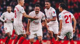 El Sevilla conserva la segunda plaza tras ganar en San Mamés