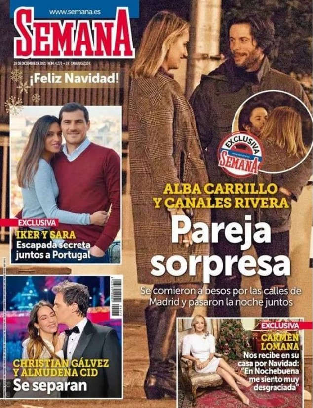 Alba y Canales ocupan la portada de la revista Semana (@semana_revista)
