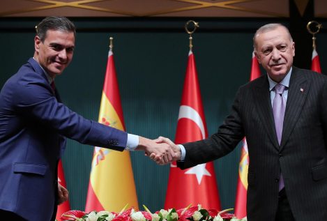 Guiño de Erdogan a Sánchez en plena crisis en Oriente Próximo: quiere otro buque de Navantia