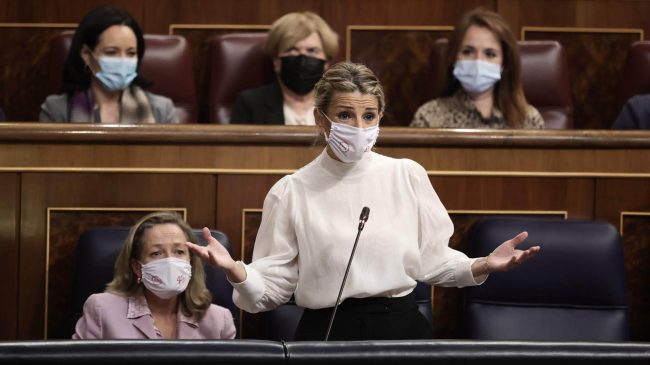 Yolanda Díaz rechaza estar a la izquierda del PSOE: «Es un espacio muy pequeño y marginal»