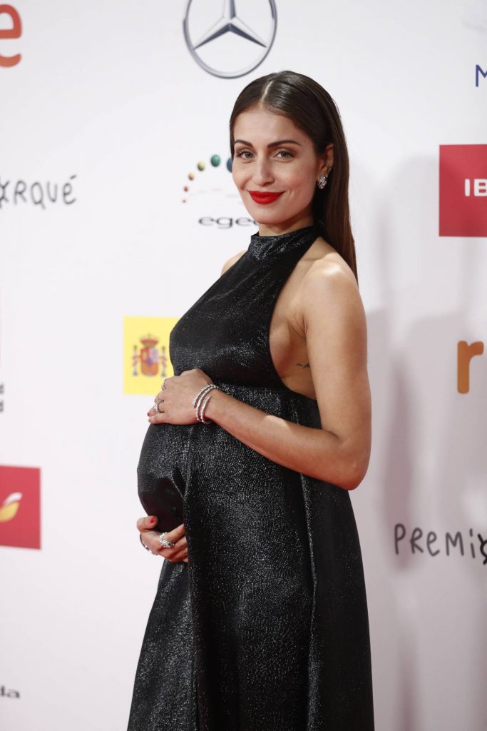 Hiba Abouk a su llegada a la entrega de los Premios José María Forqué (Gtres)