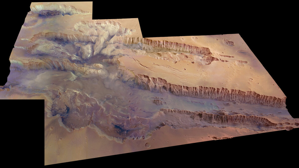 Descubren una extensión de agua en Marte del tamaño de los Países Bajos