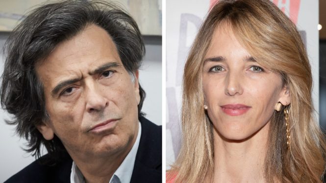 Cayetana Álvarez de Toledo y Arcadi Espada, de paseo por Madrid