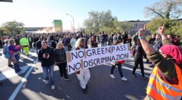 (VÍDEO) Los italianos vuelven a protestar un fin de semana más contra el "apartheid sanitario"