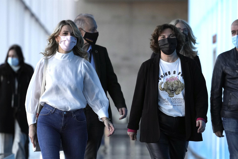 Yolanda Díaz dice que 2022 comenzará con una nueva reforma laboral para que «el contrato ordinario sea el indefinido»