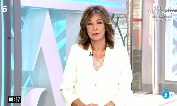 Ana Rosa anunció que padecía cáncer el pasado 2 de noviembre (Mediaset)