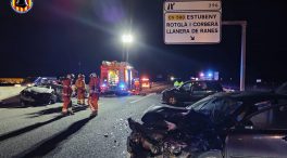 Uno de los coches del accidente en Valencia que dejó cinco muertos iba en sentido contrario