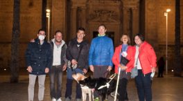 Un grupo de invidentes inicia el Camino de Santiago desde Almería por primera vez
