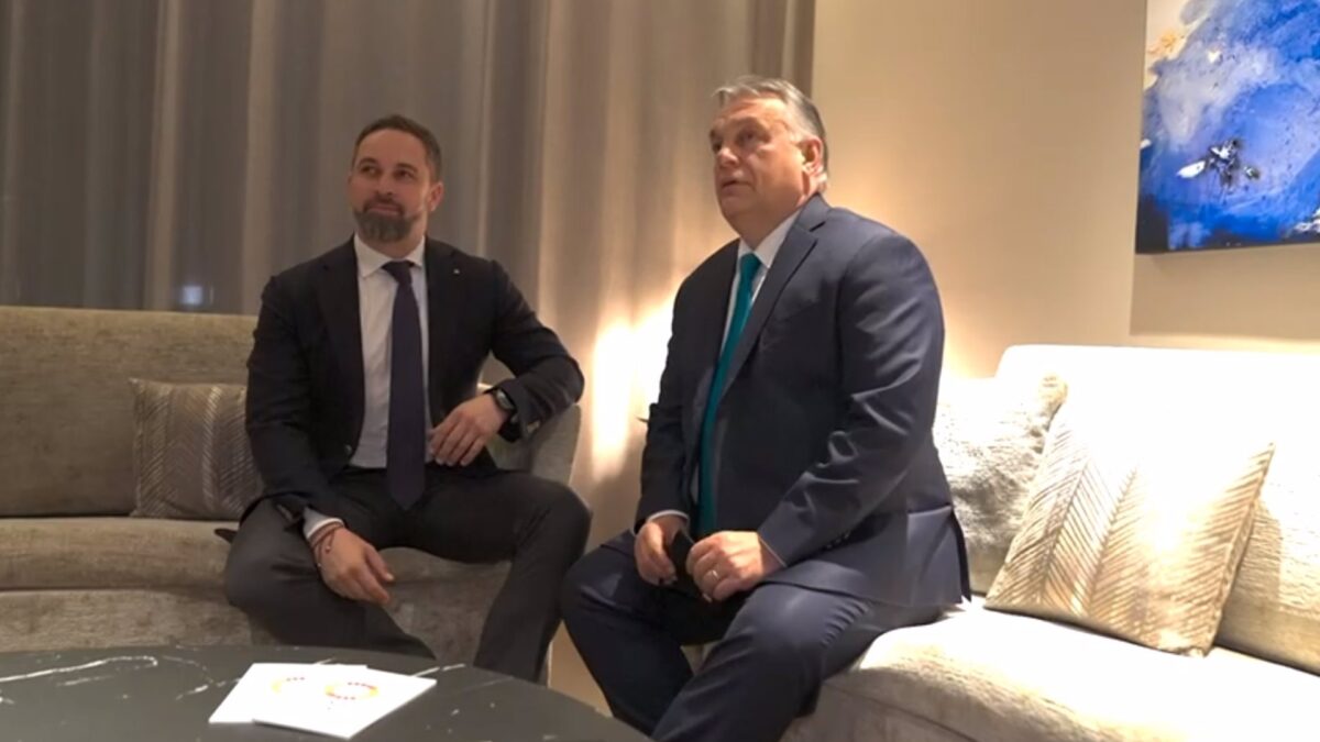 Abascal recibe a Orbán en Madrid antes de su encuentro con Marine Le Pen