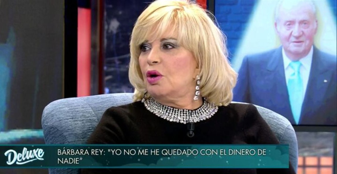 La exvedette sorprendió a los colaboradores del programa con su defensa del rey emérito (Mediaset)