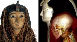 Un análisis por tomografía computarizada revela los secretos del faraón Amenhotep I