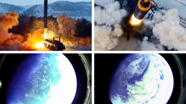 Corea del Norte confirma con imágenes el lanzamiento de su misil de mayor alcance desde 2017