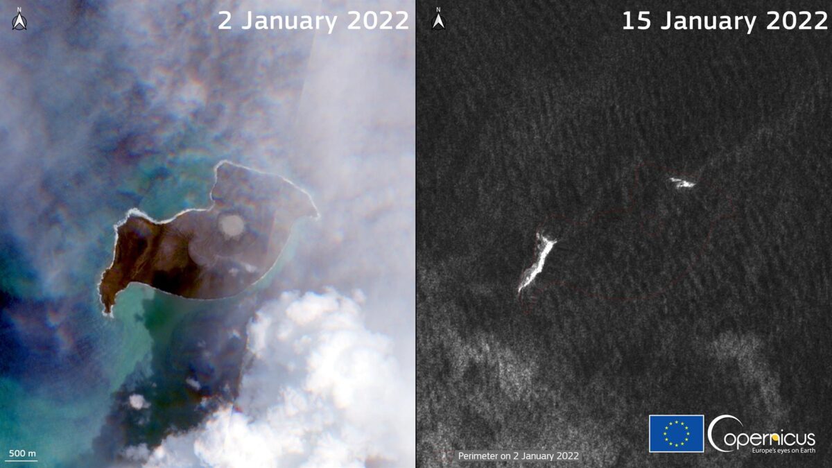 (VÍDEO) Desaparece una isla tras la brutal erupción del volcán de Tonga