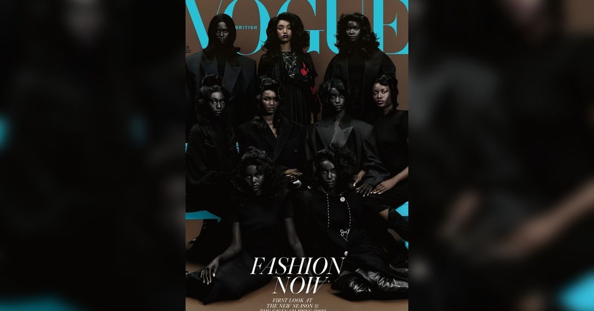 Nueve modelos africanas hacen historia en la portada del Vogue británico