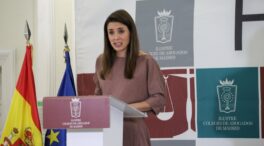 Irene Montero afirma que la Justicia es "patriarcal" y el decano de los abogados de Madrid responde
