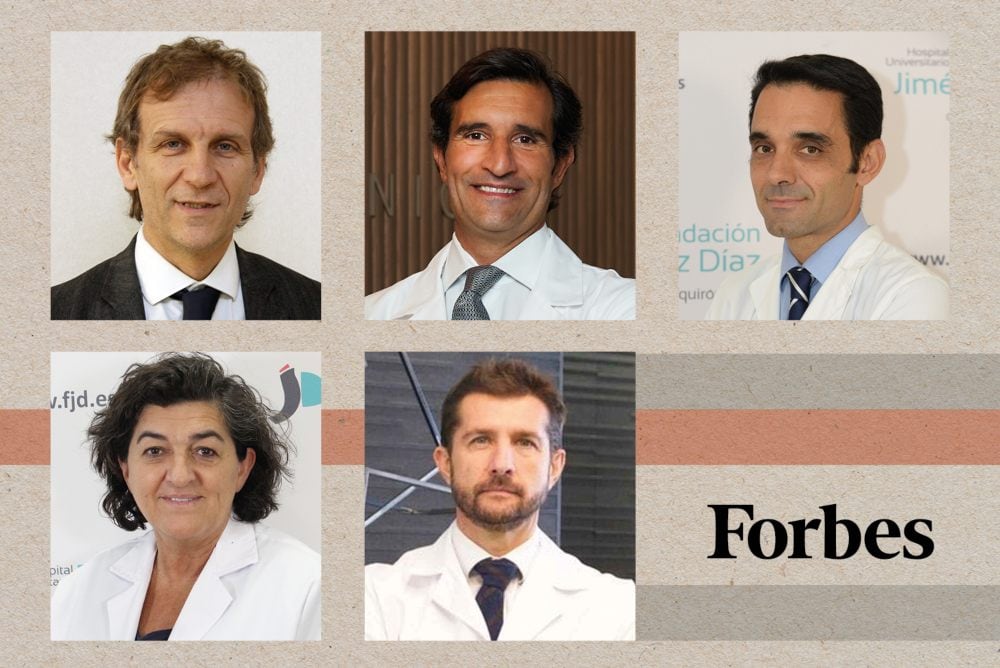 Cinco urólogos destacan entre los 100 mejores médicos de España, según Forbes