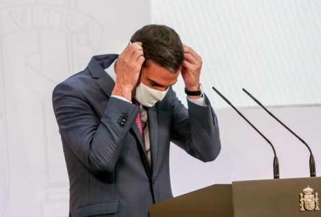 Una mascarilla de humo