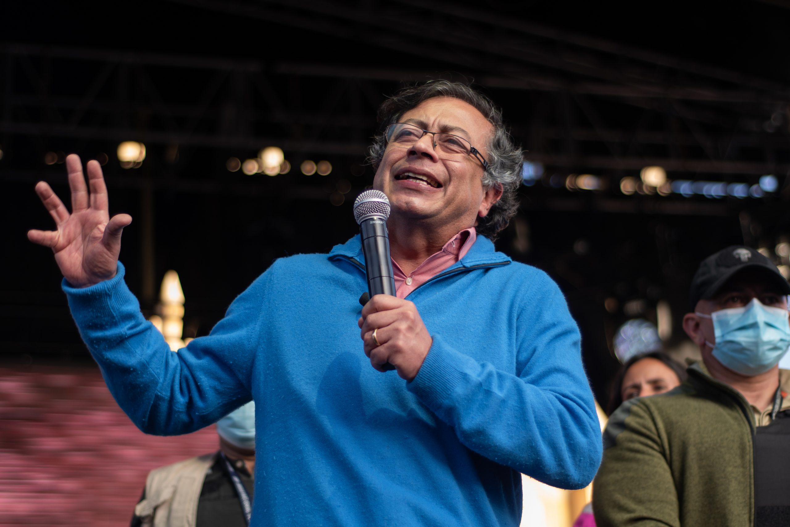 Yolanda Díaz y Belarra se reúnen con el candidato colombiano Gustavo Petro