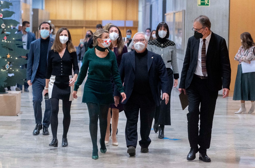 División entre los ministros de Unidas Podemos ante la consigna del 'no a la guerra'