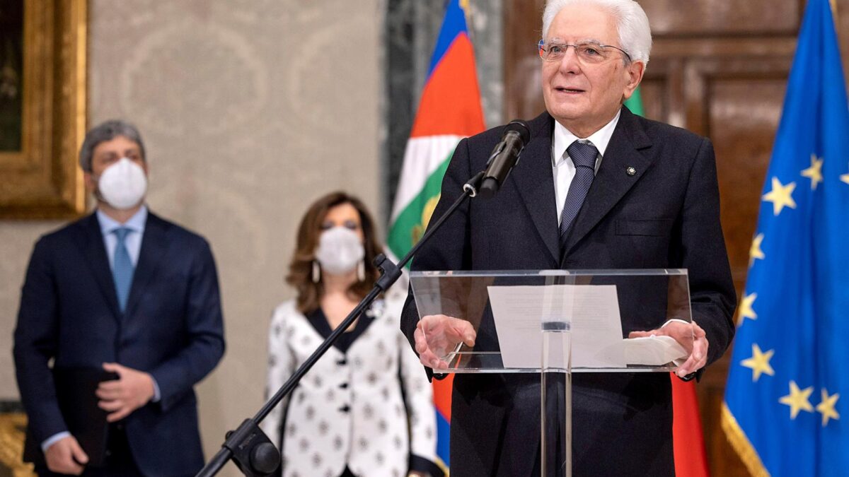 Mattarella es reelegido jefe del Estado y salva a Italia del impás político