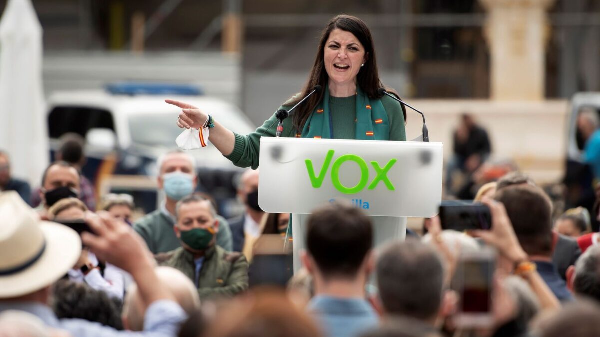 Macarena Olona será la portavoz del grupo parlamentario de Vox en la Cámara andaluza