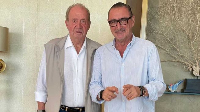 Carlos Herrera se reencuentra con el Rey emérito en Dubai