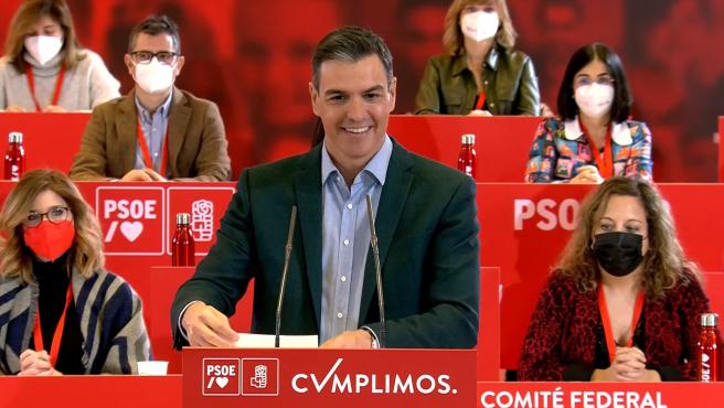 (VÍDEO) Sánchez describe al PP como un partido «sin proyecto político» y que es «rehén de la ultraderecha»