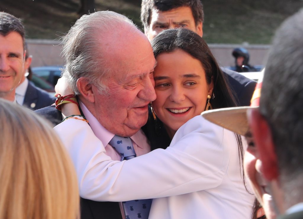 Victoria Federica y su abuelo, el rey Juan Carlos