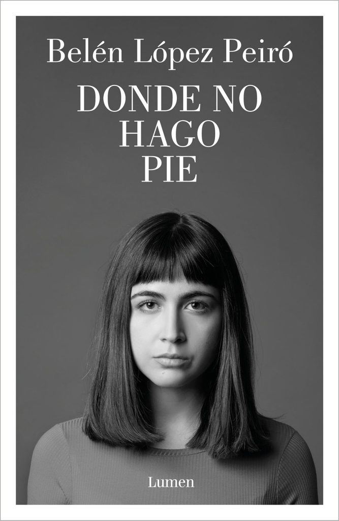 Imagen de portada de 'Donde no hago pie' vía Editorial Lumen.