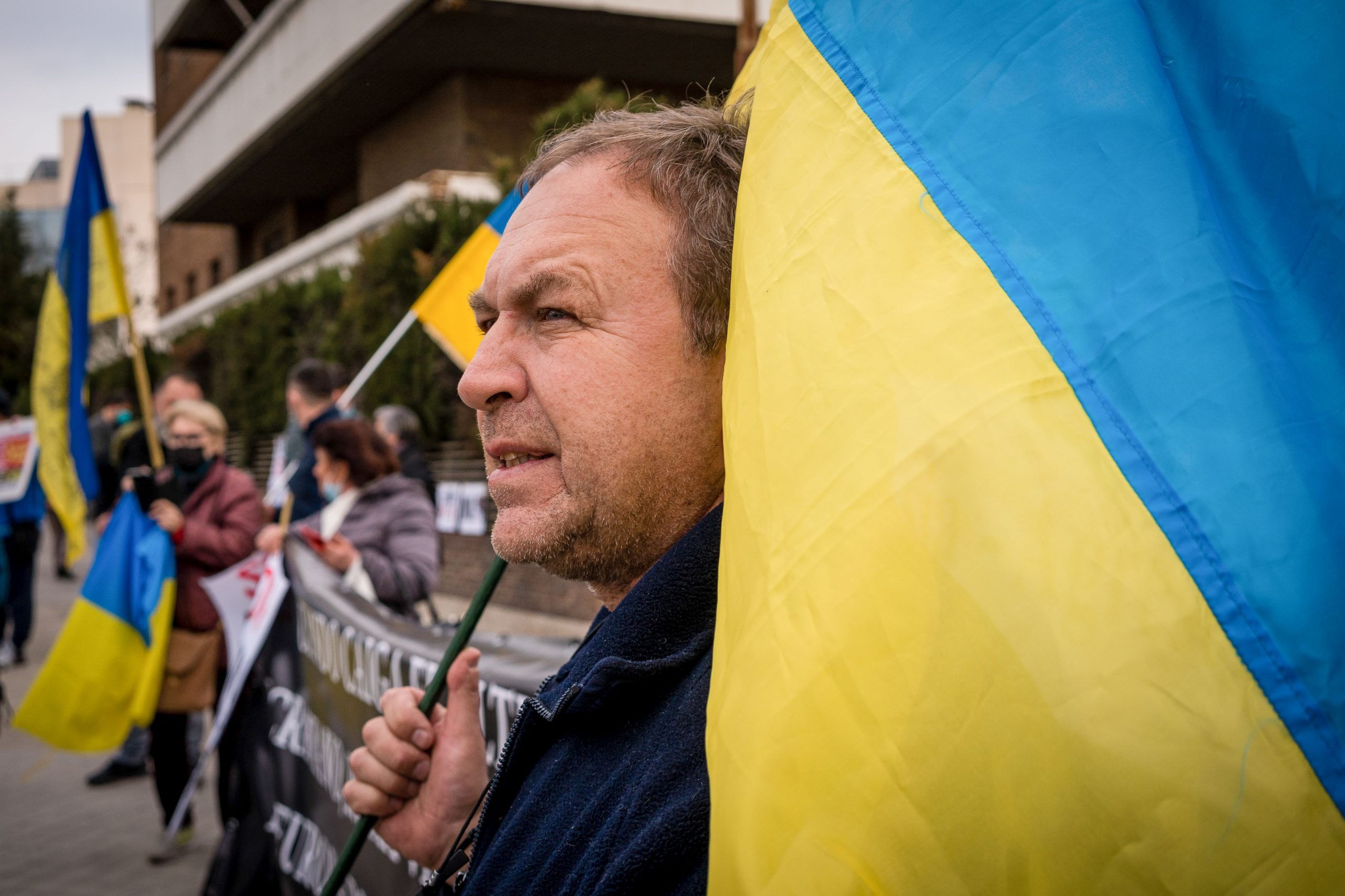 La sociedad ucraniana protesta para pedir el «fin de la guerra»