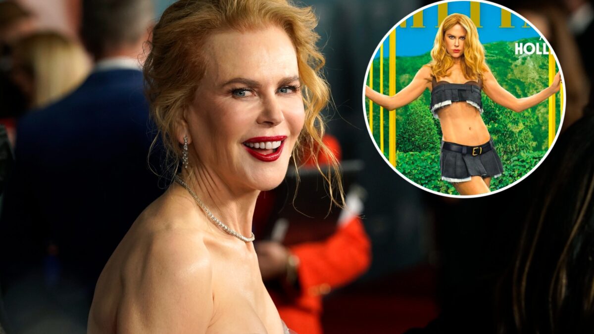 Lluvia de críticas a Nicole Kidman por aparecer vestida de colegiala en una  revista