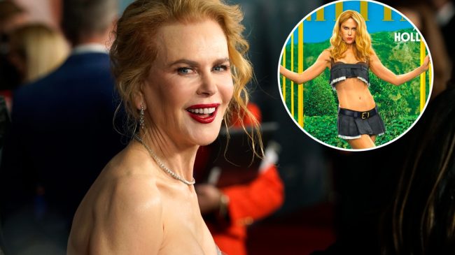 Lluvia de críticas a Nicole Kidman por aparecer vestida de colegiala en una revista