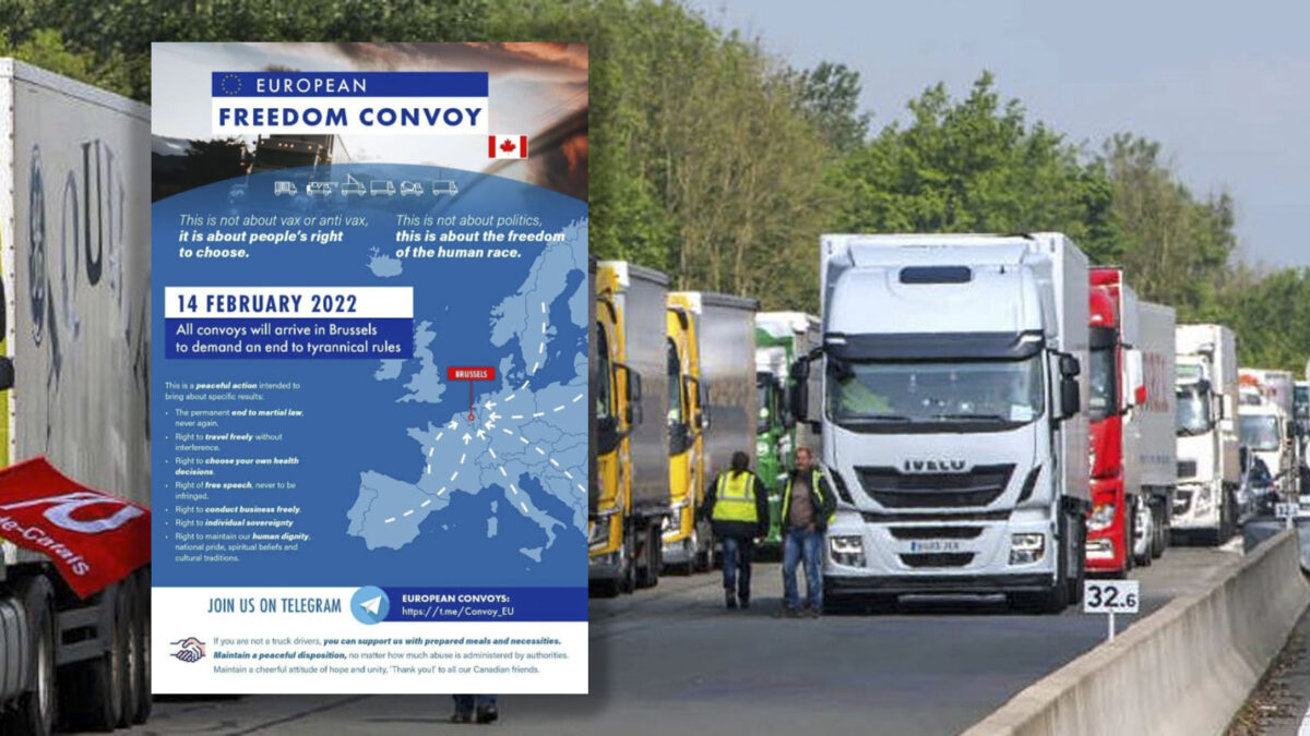 Los camioneros europeos protestarán este sábado en Bruselas contra el pasaporte covid