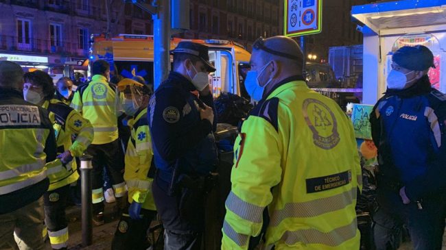 Dos jóvenes muertos y otro herido en varias reyertas con apuñalamientos en Madrid durante la noche
