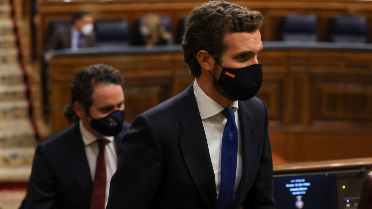 Casado denuncia un «fraude democrático» y recurrirá la votación de la reforma laboral ante el Constitucional