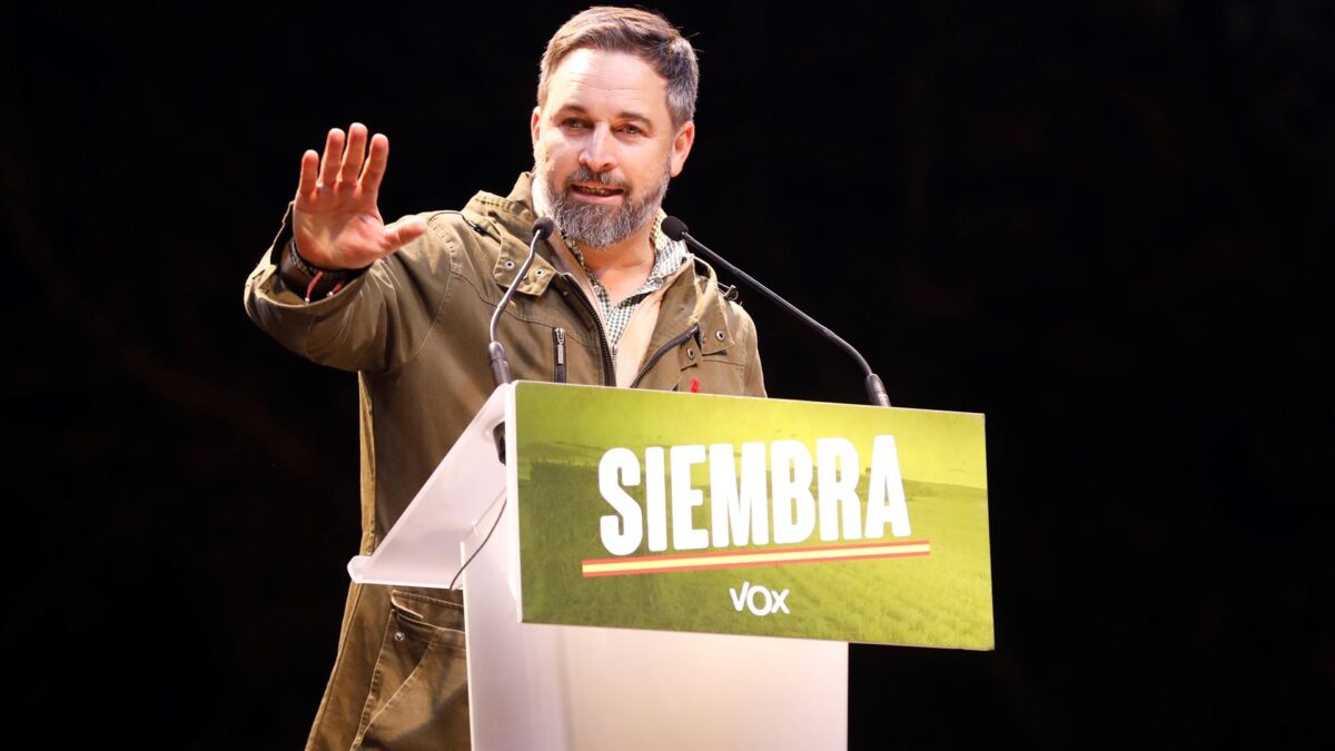 Santiago Abascal (Vox): «Qué cara de vicepresidente se le está poniendo Juan García-Gallardo»