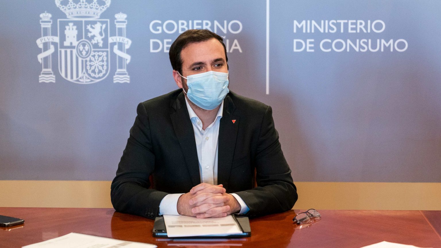 Alberto Garzón recupera su agenda presencial tras pasar la covid y dar negativo