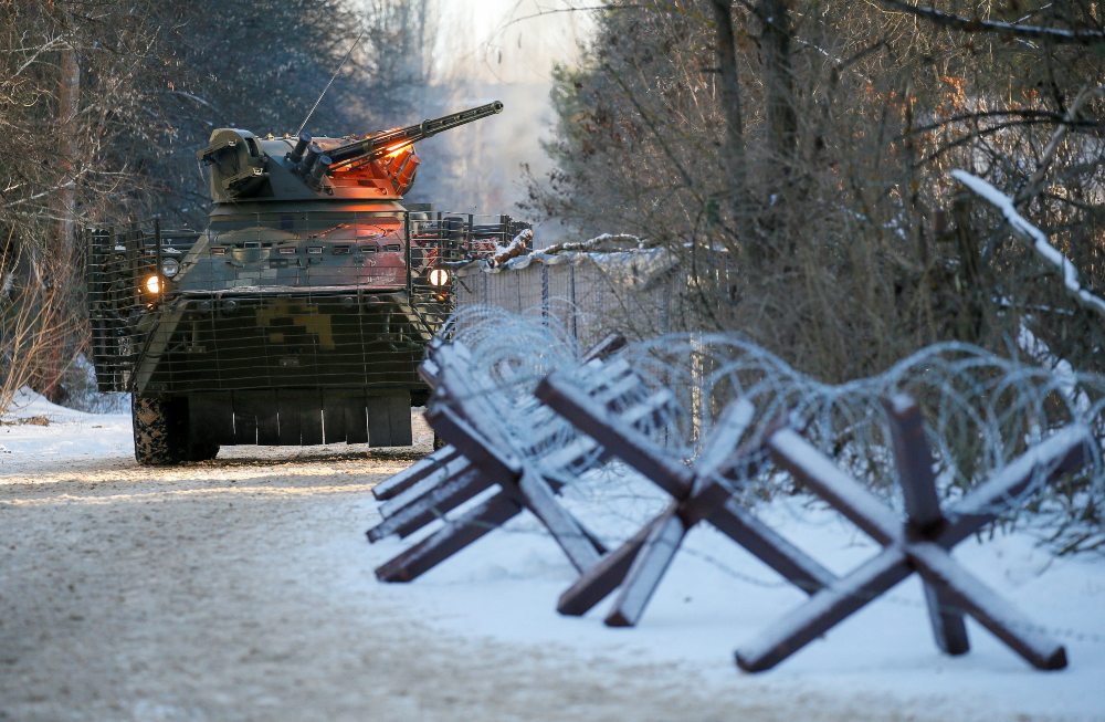 El Ejército de Ucrania realiza un ejercicio a gran escala en Chernóbil en plena tensión con Rusia