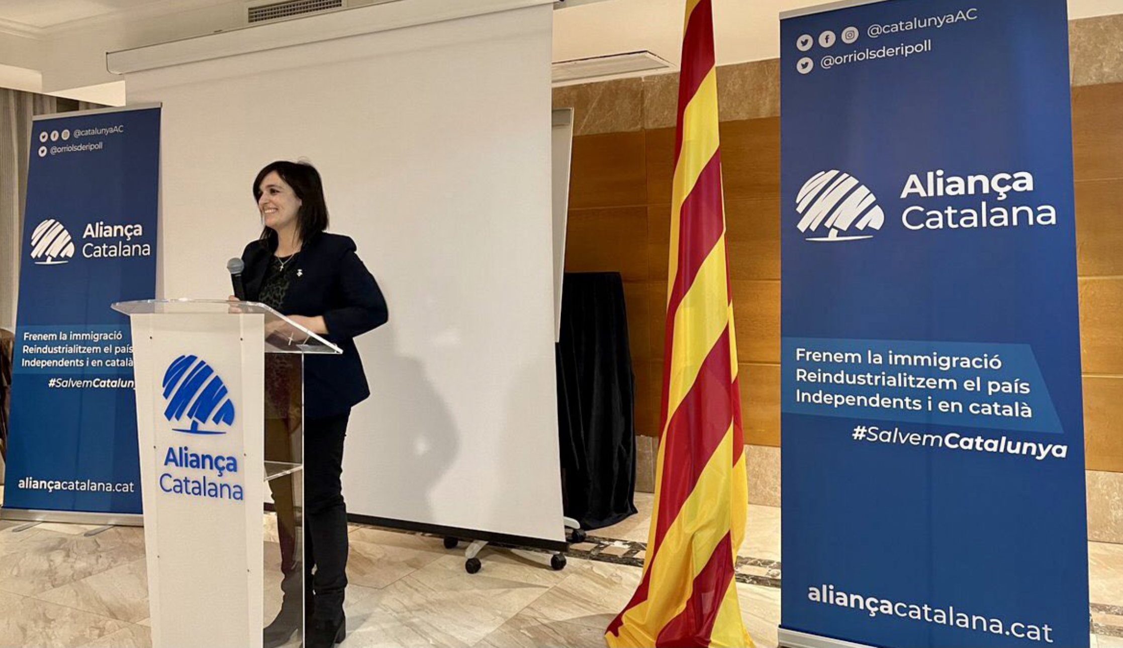 Una concejal de Ripoll relanza un partido para «expulsar a España» y a los «inmigrantes» de Cataluña