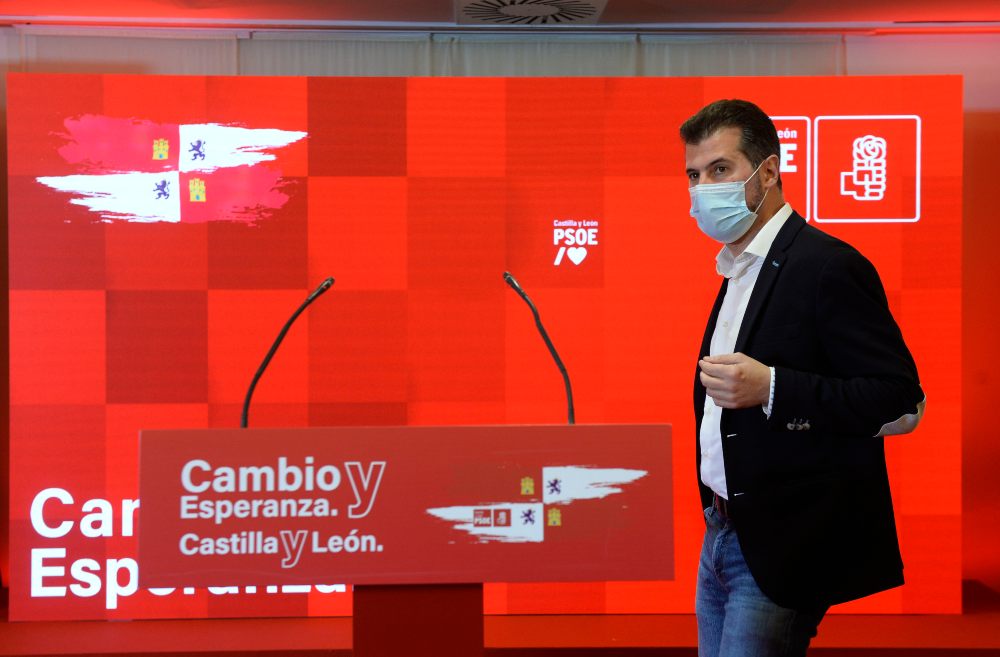 El PSOE insiste en que no apoyará a Mañueco si el PP «antes no rompe con Vox»