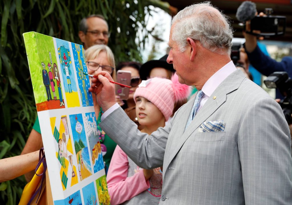 La exposición de las acuarelas del príncipe Carlos estará vigente hasta el 14 de febrero. Gtres