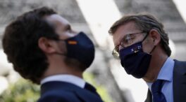 Casado y Feijóo se reúnen a solas en Génova antes del encuentro con el resto de barones del PP
