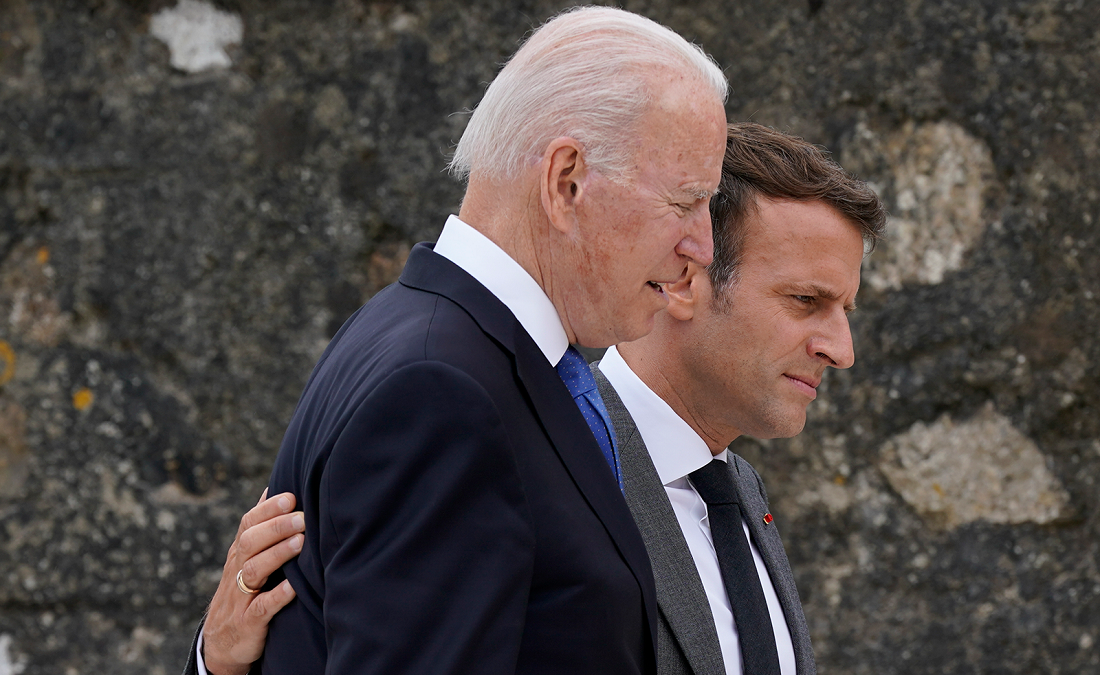 Macron asume el «mando» de la crisis en Ucrania reuniéndose con Biden y Putin