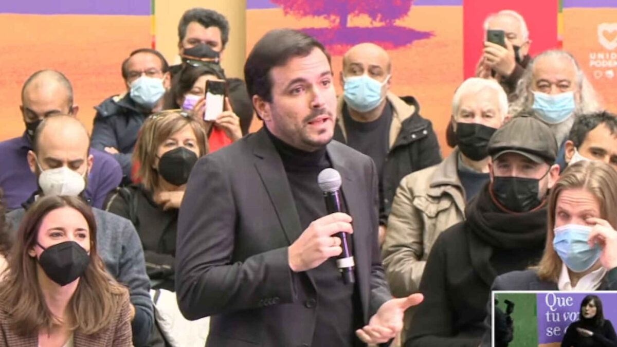 (VÍDEO) Garzón acusa al PP de estar «atado a la mentira» para «deslegitimar la democracia»