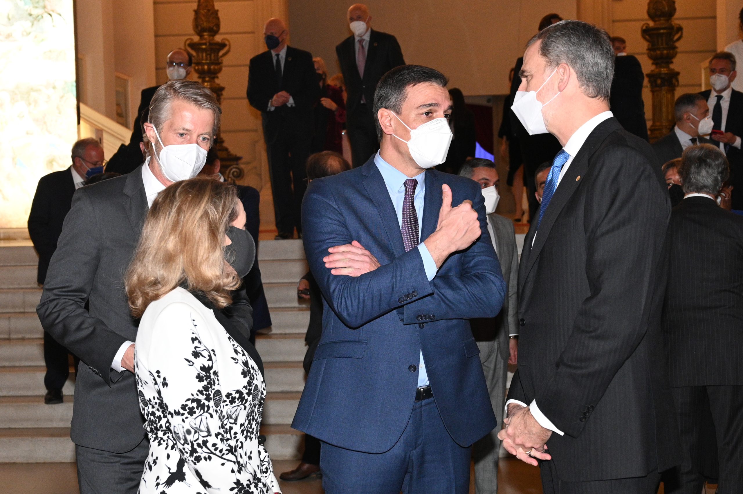 El Rey inaugura el Mobile de Barcelona sin visita institucional y con la feria a medio gas